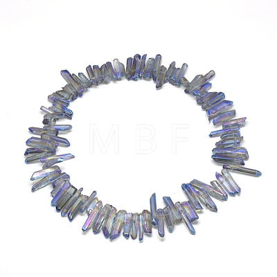 Natural Quartz Crystal Beads Strands G-R435-09D-1