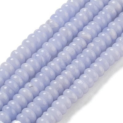 Synthetic Blue Lace Agate Beads Strands G-K343-C13-01-1