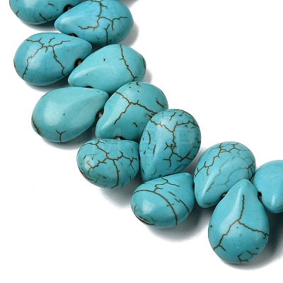 Synthetic Turquoise Beads TURQ-13X10-159-1