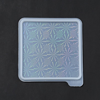 DIY Laser Effect Cup Mat Silicone Molds DIY-A034-23-1