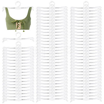Plastic Underwear Clothes Hangers AJEW-WH0609-933-1