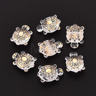 Transparent ABS Plastic Beads TACR-T028-77A-1