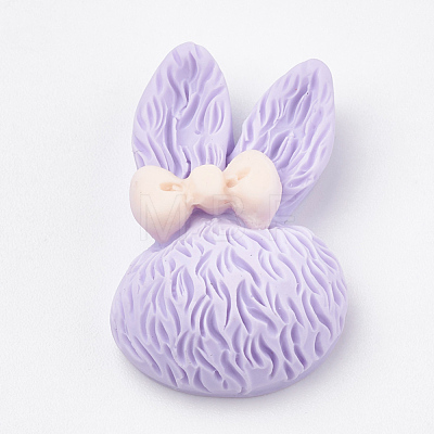 Bunny Resin Cabochons CRES-Q197-77B-1