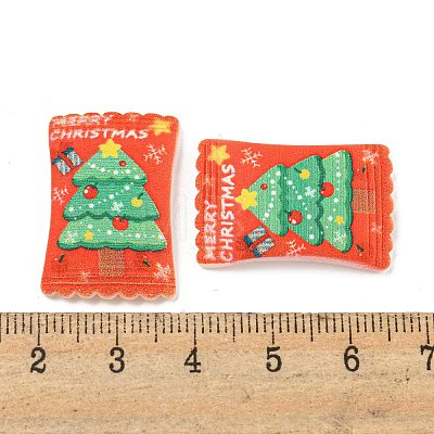 Christmas Theme Opaque Resin Decoden Cabochons CRES-B022-03A-1
