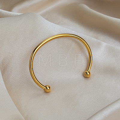 304 Stainless Steel Open Torque Cuff Bangles ND9011-1