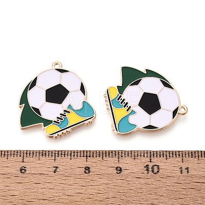Alloy Enamel Pendants ENAM-T025-01G-03-1