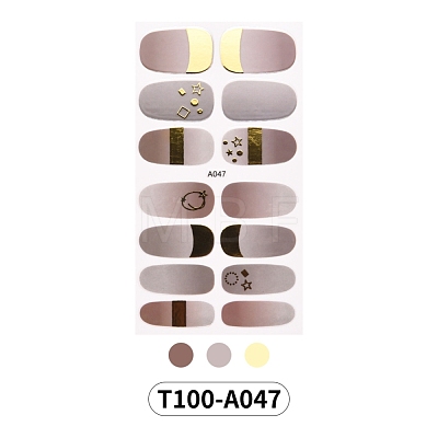 Full Wrap Gradient Nail Polish Stickers MRMJ-T100-A047-1