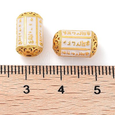 Alloy Enamel Beads ENAM-B001-01B-1