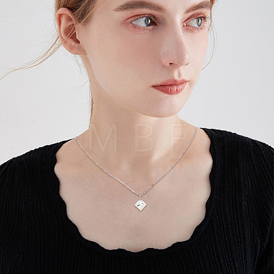120Pcs 5 Styles 201 Stainless Steel Pendants STAS-BBC0010-50-1