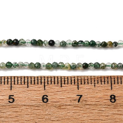 Natural Moss Agate Beads Strands G-A129-2mm-01A-1