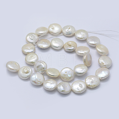Natural Baroque Pearl Keshi Pearl Beads Strands PEAR-K004-26-1