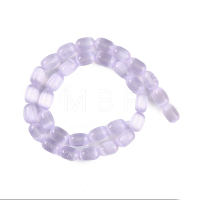 Natural Selenite Beads Strands G-F750-19-1