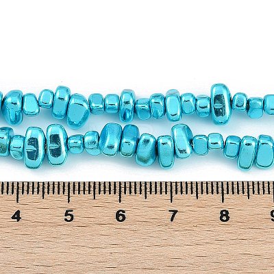 Baking Paint Electroplated Synthetic Non-magnetic Hematite Beads Strands G-H072-D01-01A-1