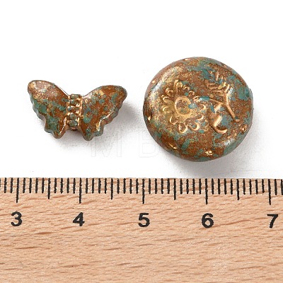 Opaque Acrylic Beads X-OACR-M015-15A-1