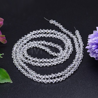Faceted Imitation Austrian Crystal Bead Strands G-M180-5mm-01A-1