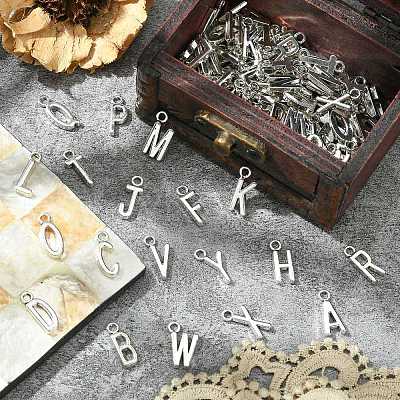 130Pcs 26 Styles Tibetan Style Alloy Pendants TIBEP-CJ0003-25-1