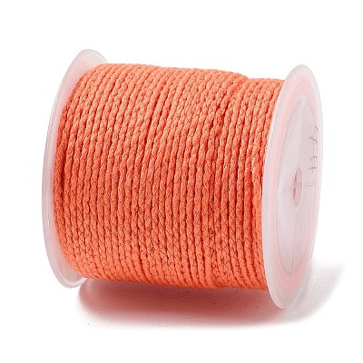 20M Polyester Braided Cord for Jewelry Making OCOR-G015-04A-13-1