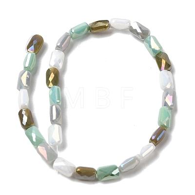 Electroplate Glass Beads Strands EGLA-P065-02A-08-1