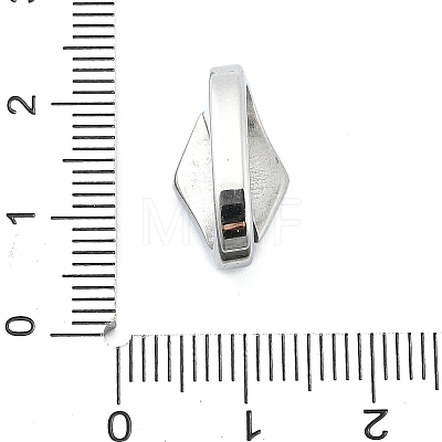304 Stainless Steel Slide Charms STAS-H219-11P-1