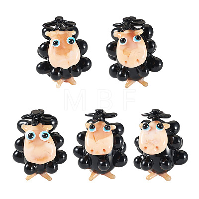 5Pcs Handmade Lampwork Display Decorations LAMP-TA0002-60A-1