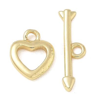 Brass Toggle Clasps KK-CBAFC6C-07C-G-1
