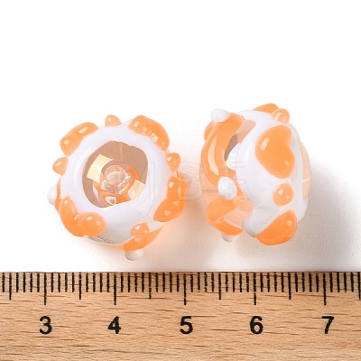 Opaque Acrylic Beads ACRC-H001-01G-1