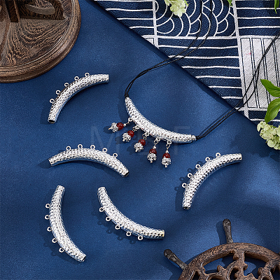6Pcs Tibetan Style Zinc Alloy Chandelier Component Links FIND-PH0062-07-1