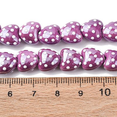 Handmade Porcelain Beads PORC-K010-07C-1