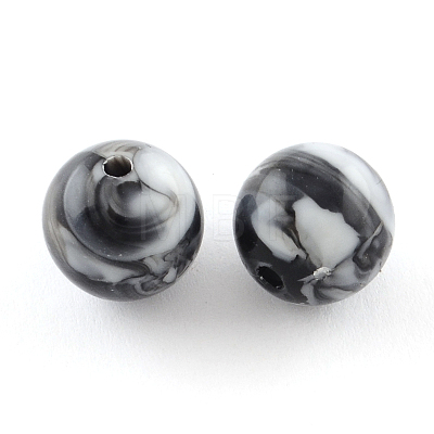 Opaque Acrylic Beads SACR-R853-10mm-204-1