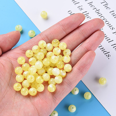 Acrylic Beads MACR-S375-001B-08-1