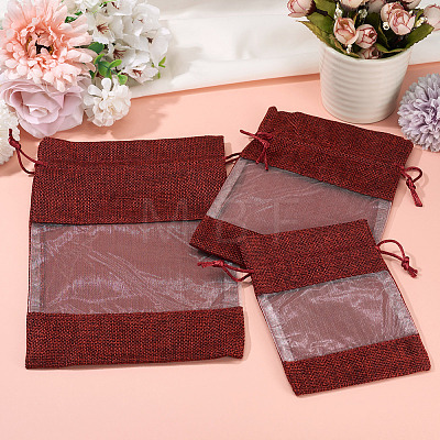 9Pcs 3 Styles Cotton Packing Pouches OP-TA0001-18B-1