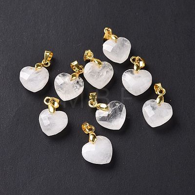 Natural Quartz Crystal Pendants G-C023-07L-1