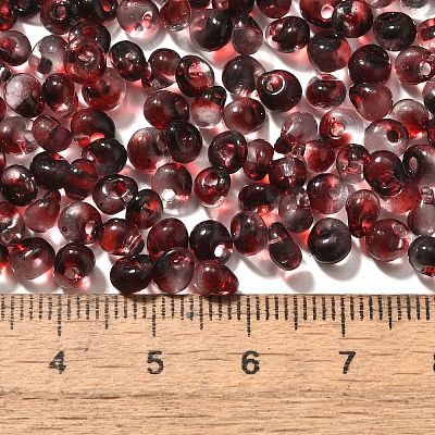 Transparent Baking Paint Glass Seed Beads SEED-P006-02B-05-1