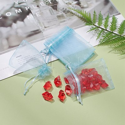 Organza Gift Bags with Drawstring X-OP-R016-7x9cm-08-1