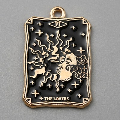 Alloy Enamel Pendants ENAM-WH0064-24B-1