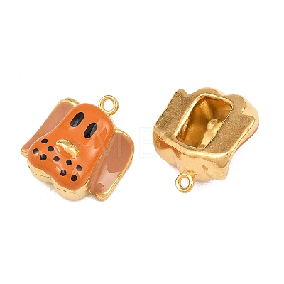 304 Stainless Steel Enamel Pendants SA-CBA033B-01G-03-1