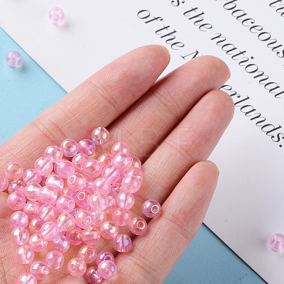 Transparent Acrylic Beads X-MACR-S370-B6mm-708-1