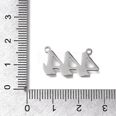 304 Stainless Steel Pendants STAS-D382-04D-P-1