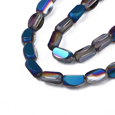 Electroplate Glass Beads Strands EGLA-S201-12-1