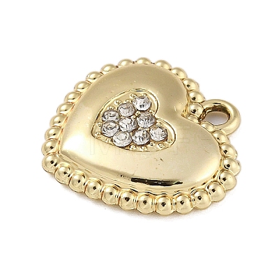 Alloy Rhinestone Pendants PALLOY-P308-14KCG-1