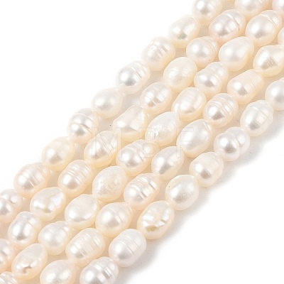 Natural Cultured Freshwater Pearl Beads Strands PEAR-I007-01B-02B-01-1