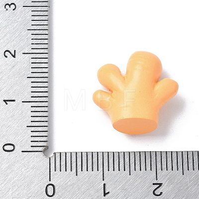 Resin Vegetable Figurines Ornament DJEW-E014-01G-1