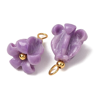 Dyed Synthetic Coral Pendants GG-CBAC295-01G-06-1