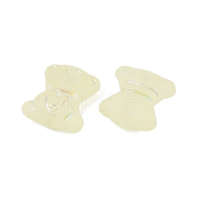 Frosted Transparent Acrylic Beads X1-OACR-P029-20B-03-1