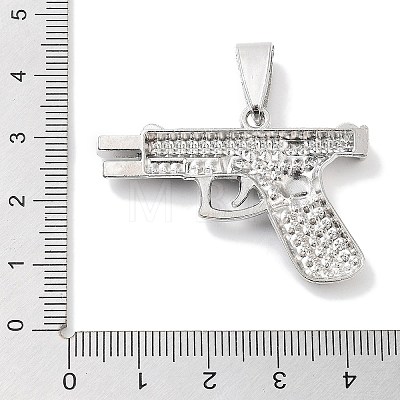 Alloy Rhinestone Pendants ALRI-S001-14A-P-1