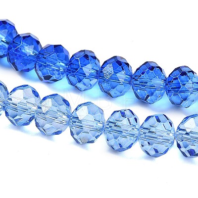 Transparent Painted Glass Beads Strands DGLA-A034-T8mm-A01-1