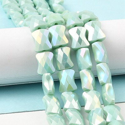 AB Color Plate Glass Beads Strands EGLA-P051-06A-B09-1