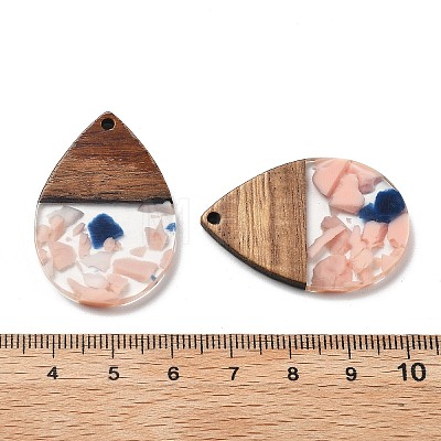 Resin and Walnut Pendants FIND-R051-15G-1