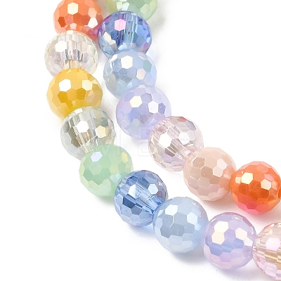Electroplate Glass Beads Strands EGLA-D300-06-6mm-26-1