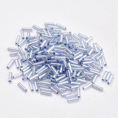 Glass Bugle Beads SEED-E001-9mm-32-1